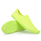 Women's Solid Color Canvas Sneakers - Casual Beach Shoes