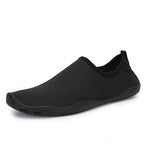 Women's Solid Color Canvas Sneakers - Casual Beach Shoes